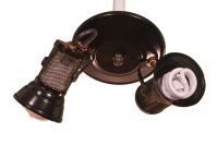 Centro direccionable metal 2 luces